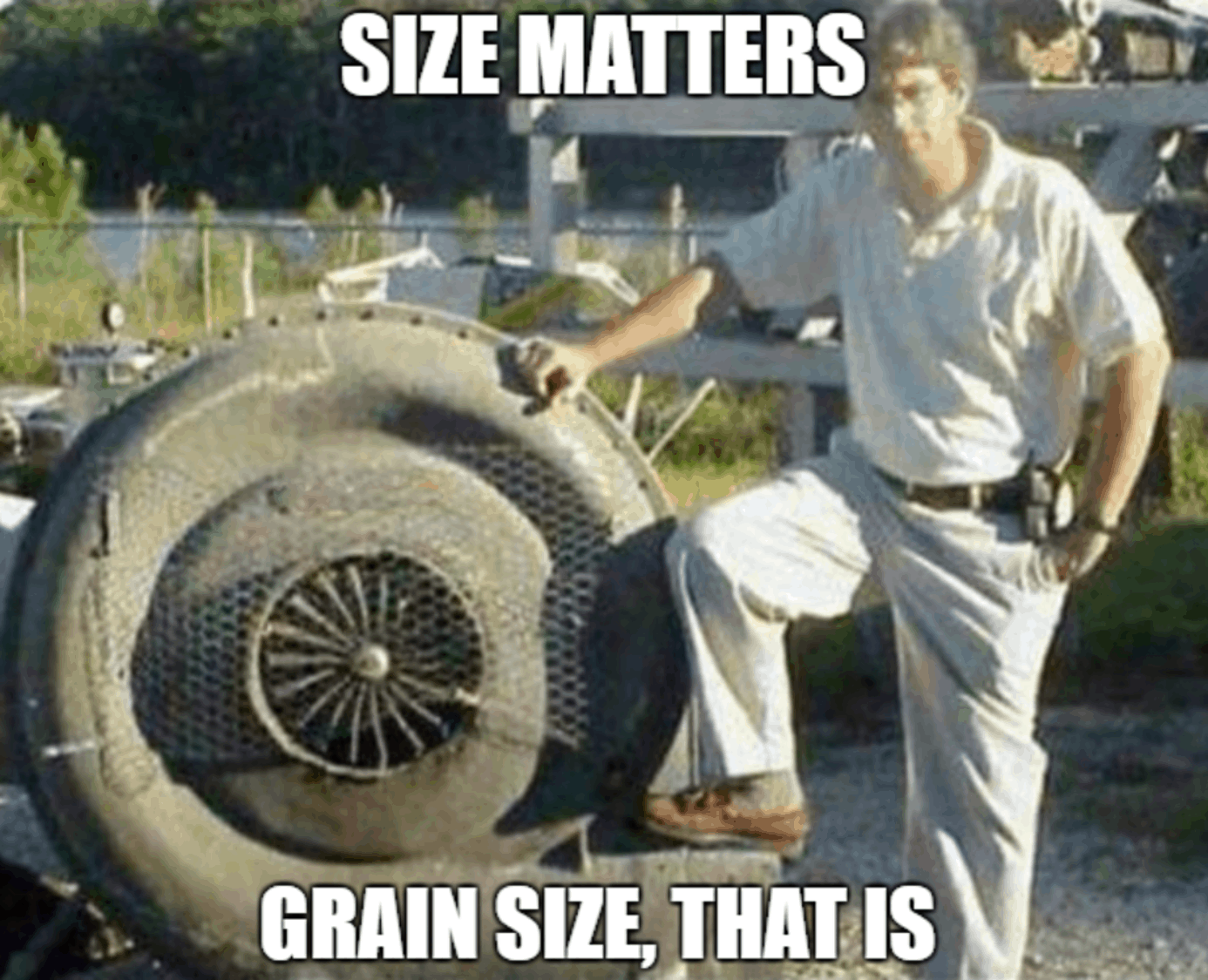 turbocharger grain size