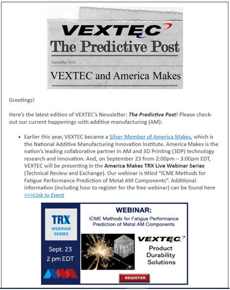 VEXTEC Newsletter Sept. 2020